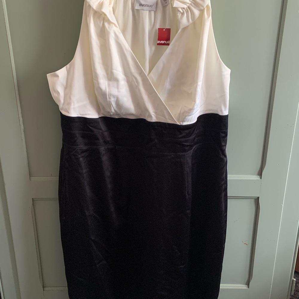 Black and Cream Cocktail dress